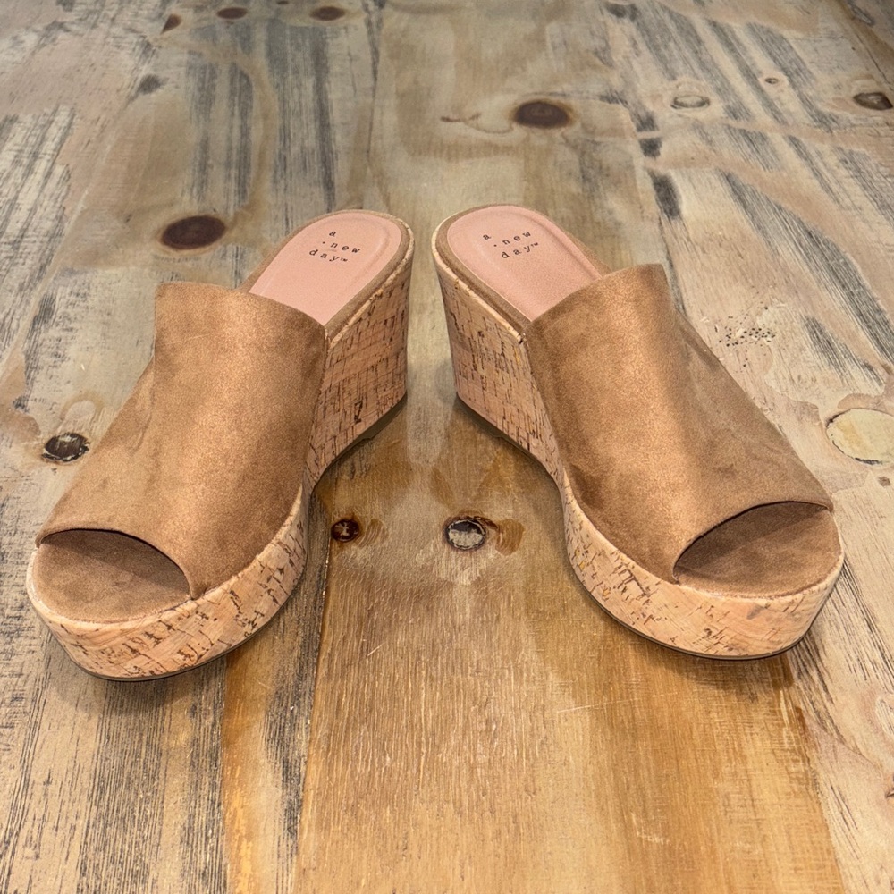 Brown Wedge Sandals